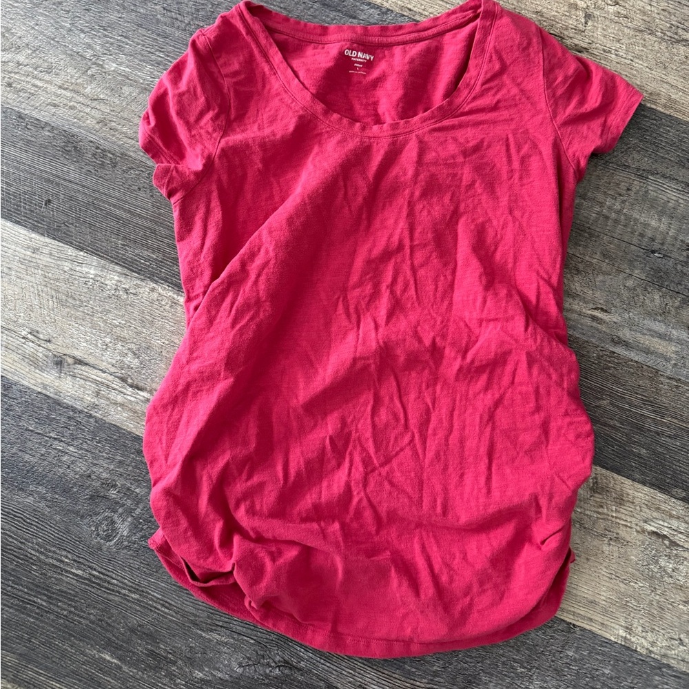 Old Navy Women's Vibrant Pink Short Sleeve Tee